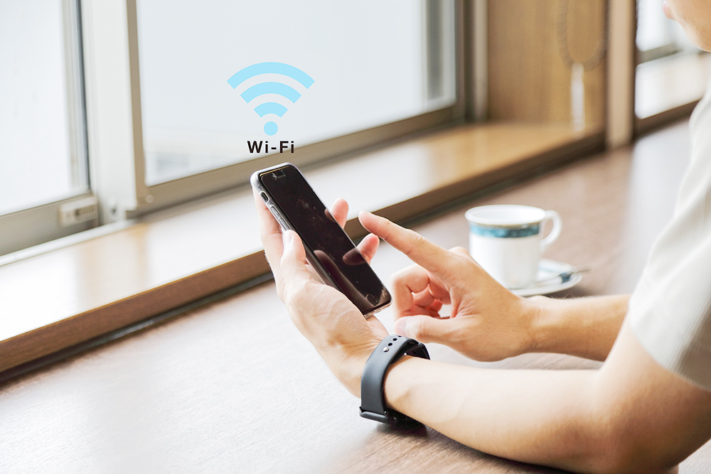 フリーWi-Fiの設置：有意義な休憩時間を社員に過ごしてもらいたいという想いから設置しています。