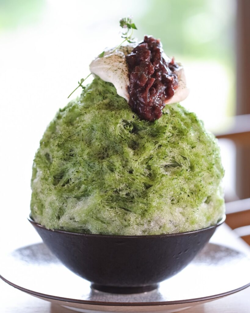 西尾の抹茶氷